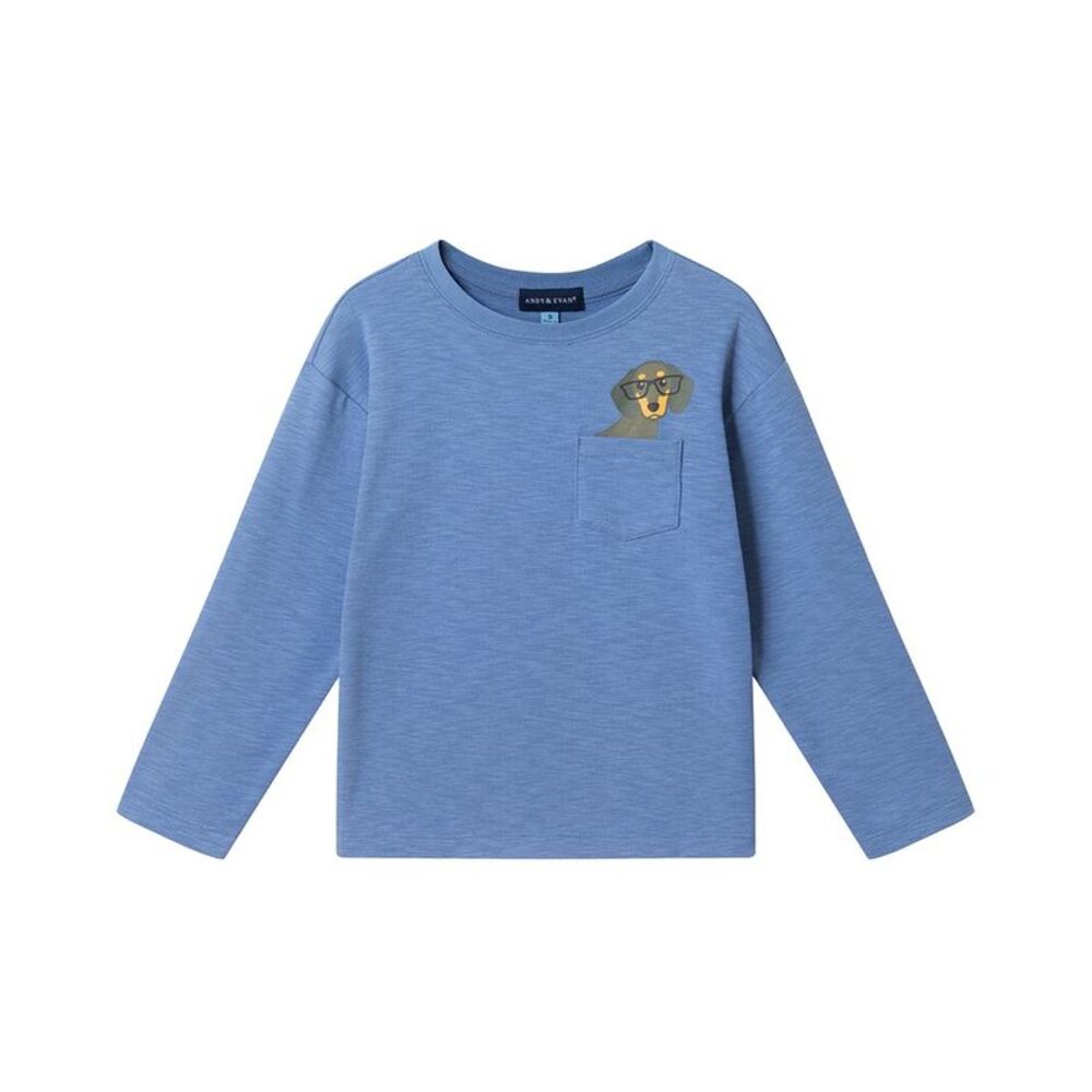 Andy & Evan Boys  Pocket T-Shirt, Blue